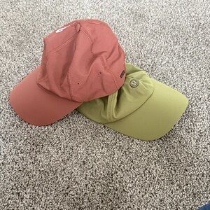 lululemon athletica Red and Green Caps